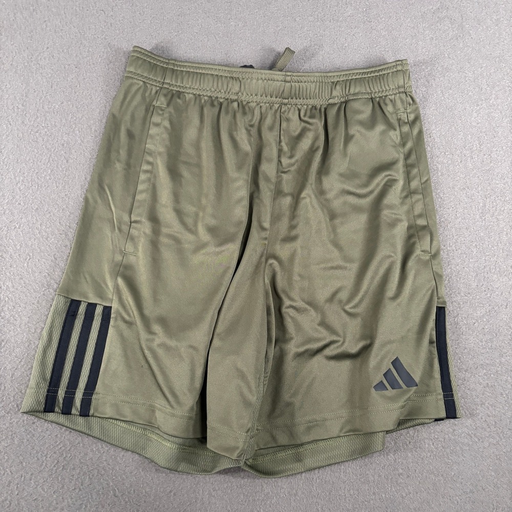 Adidas Sereno Shorts Mens Size S Olive Strata Black Multi Sport JC8416